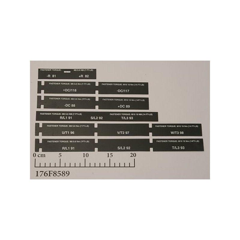 176F8589 Terminal block labels E1 frame - ÅLAND DRIVES & CONTROLS
